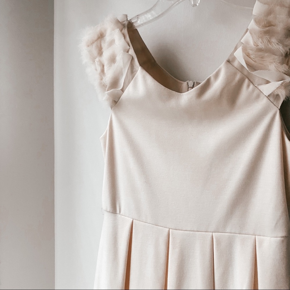 ✨NWT✨ - Faux Fur Shoulder Dress